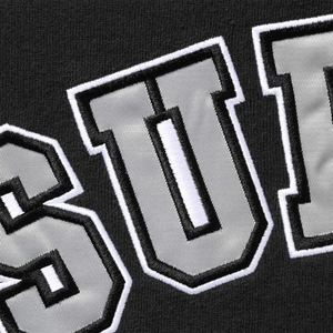 Supreme Filled Black Zip-Up Hooded Jacket
