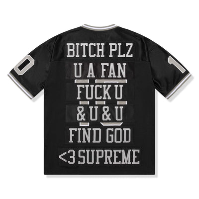 Supreme Find God Black Football Jersey (SS26)