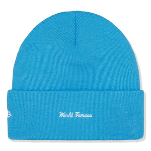 Supreme New Era Box Logo Cyan Beanie (FW25)