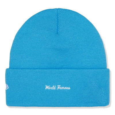 Supreme New Era Box Logo Cyan Beanie (FW25)