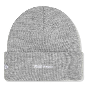 Supreme New Era Box Logo Heather Grey Beanie (FW25)