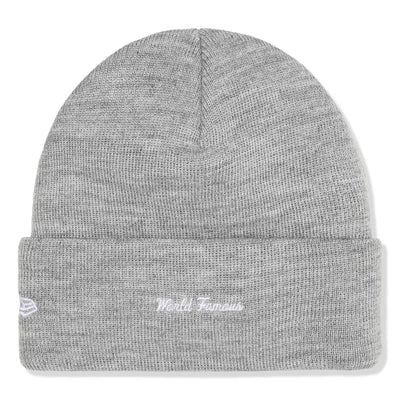 Supreme New Era Box Logo Heather Grey Beanie (FW25)