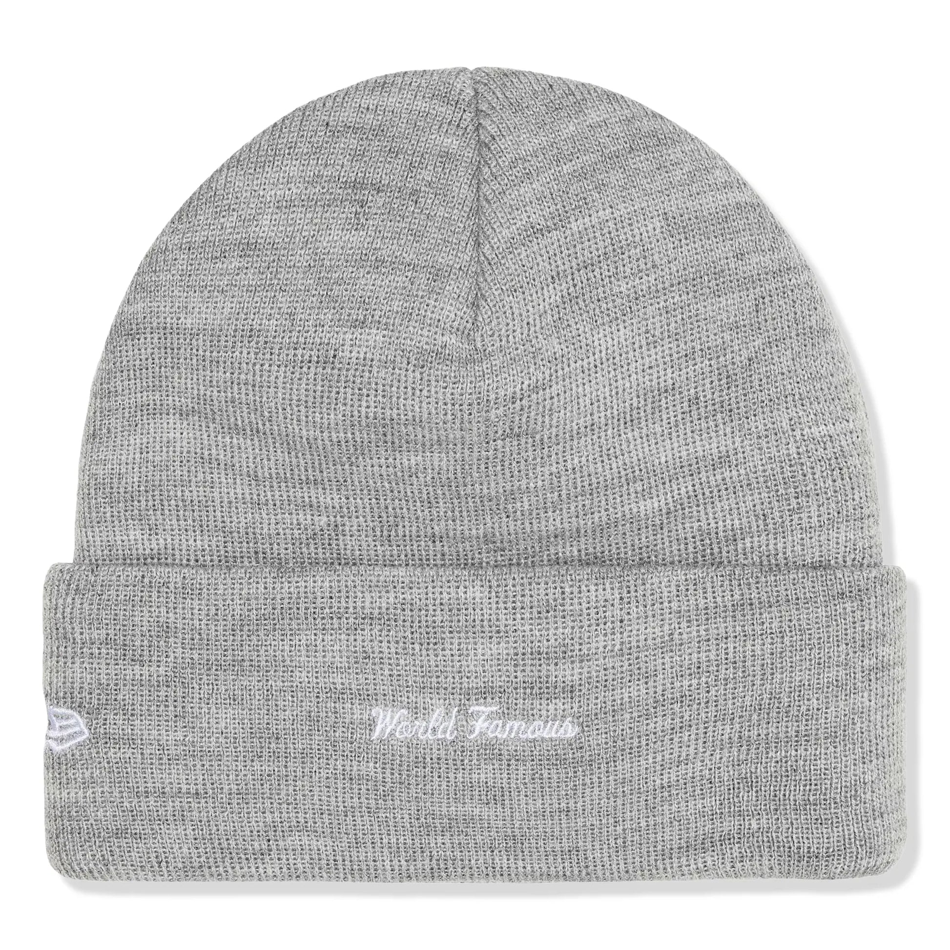 Supreme New Era Box Logo Heather Grey Beanie (FW25)