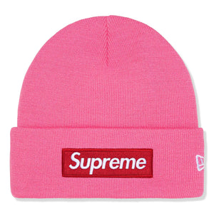 Supreme New Era Box Logo Magenta Beanie (FW25)