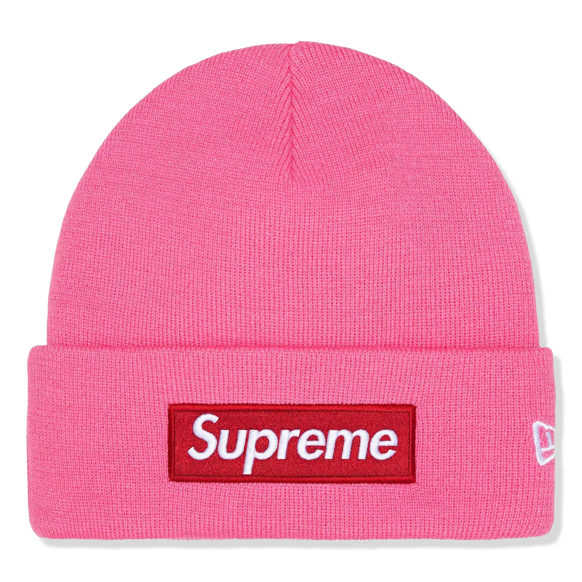 Supreme New Era Box Logo Magenta Beanie (FW25)