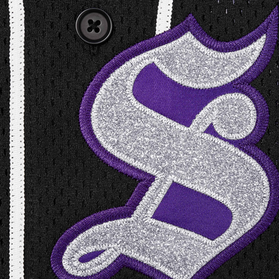 Supreme Old English Black Baseball Jersey