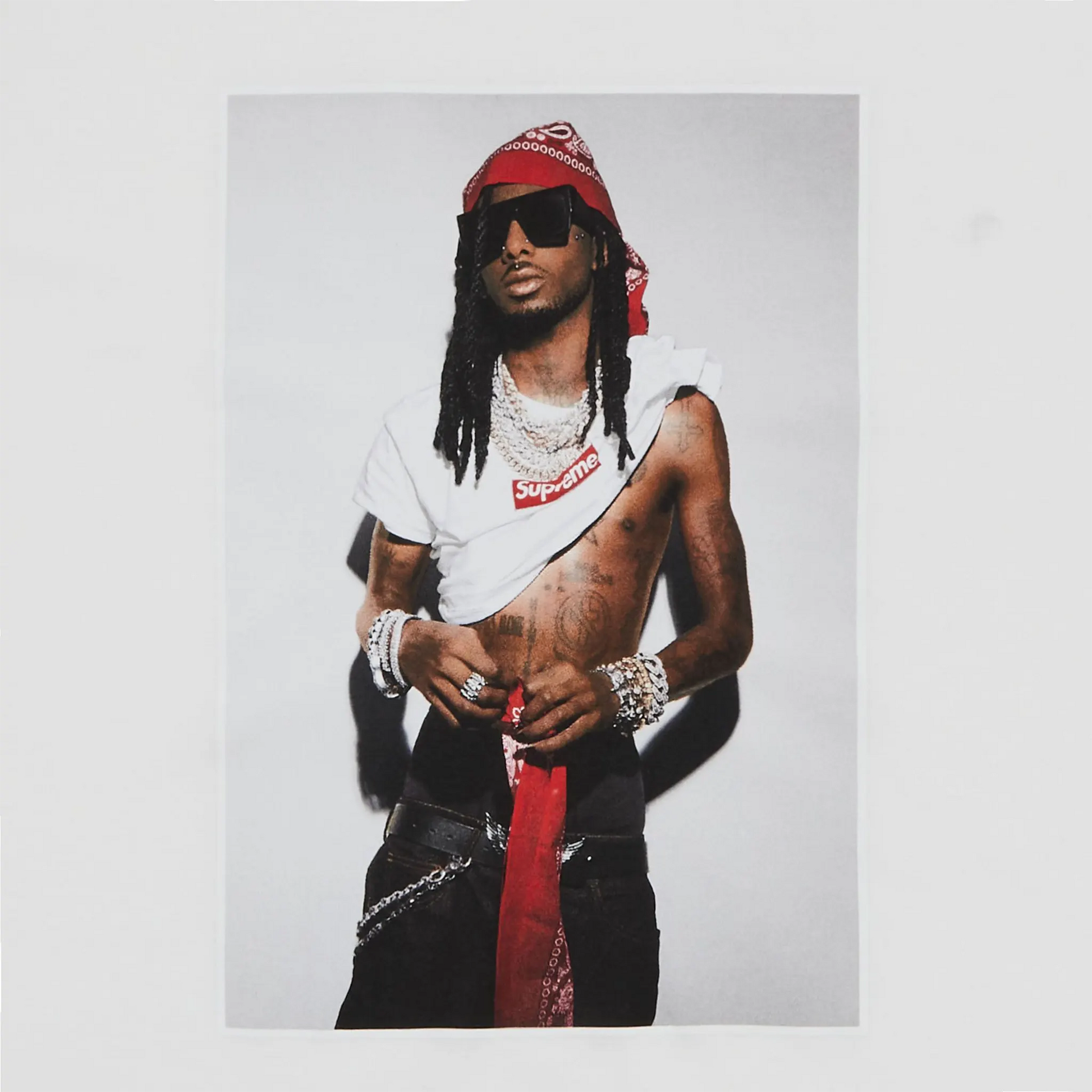 Supreme Playboi Carti White T Shirt