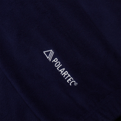 Supreme Polartec Facemask Navy Half-Zip Hoodie (FW24)