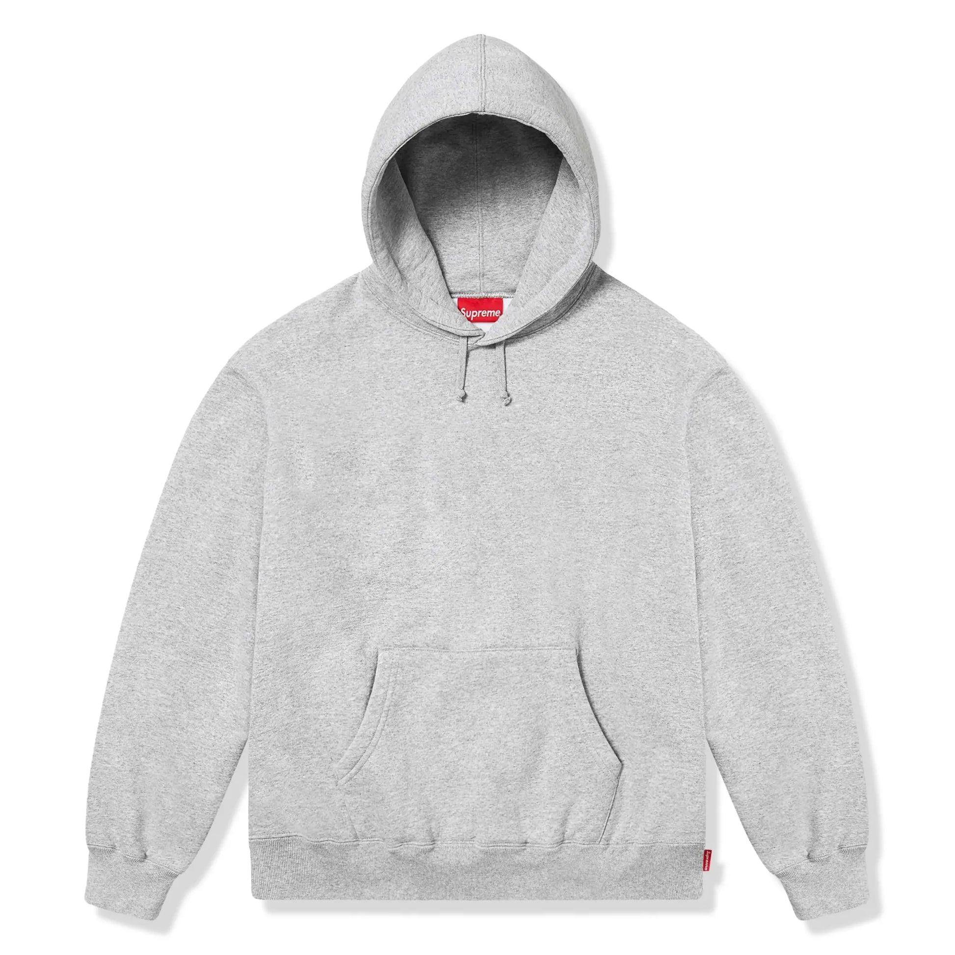 Supreme Satin Applique Heather Grey Hoodie & Sweatpants (FW25)