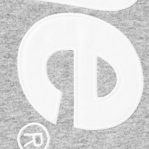 Supreme Satin Applique Heather Grey Hoodie (FW25)