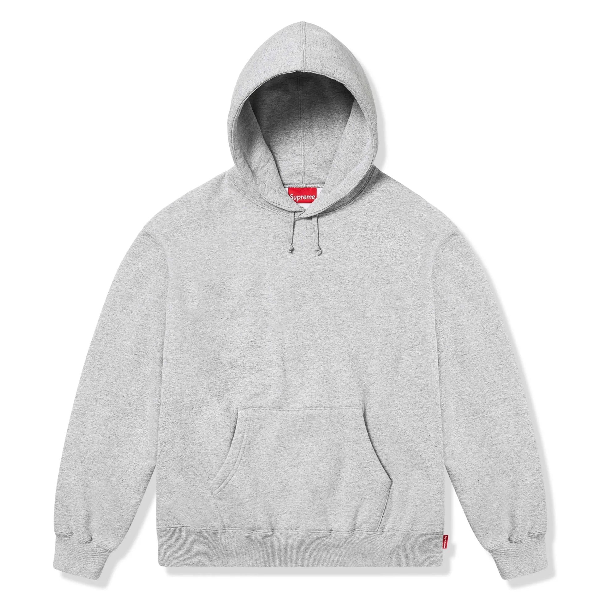 Supreme Satin Applique Heather Grey Hoodie (FW25)