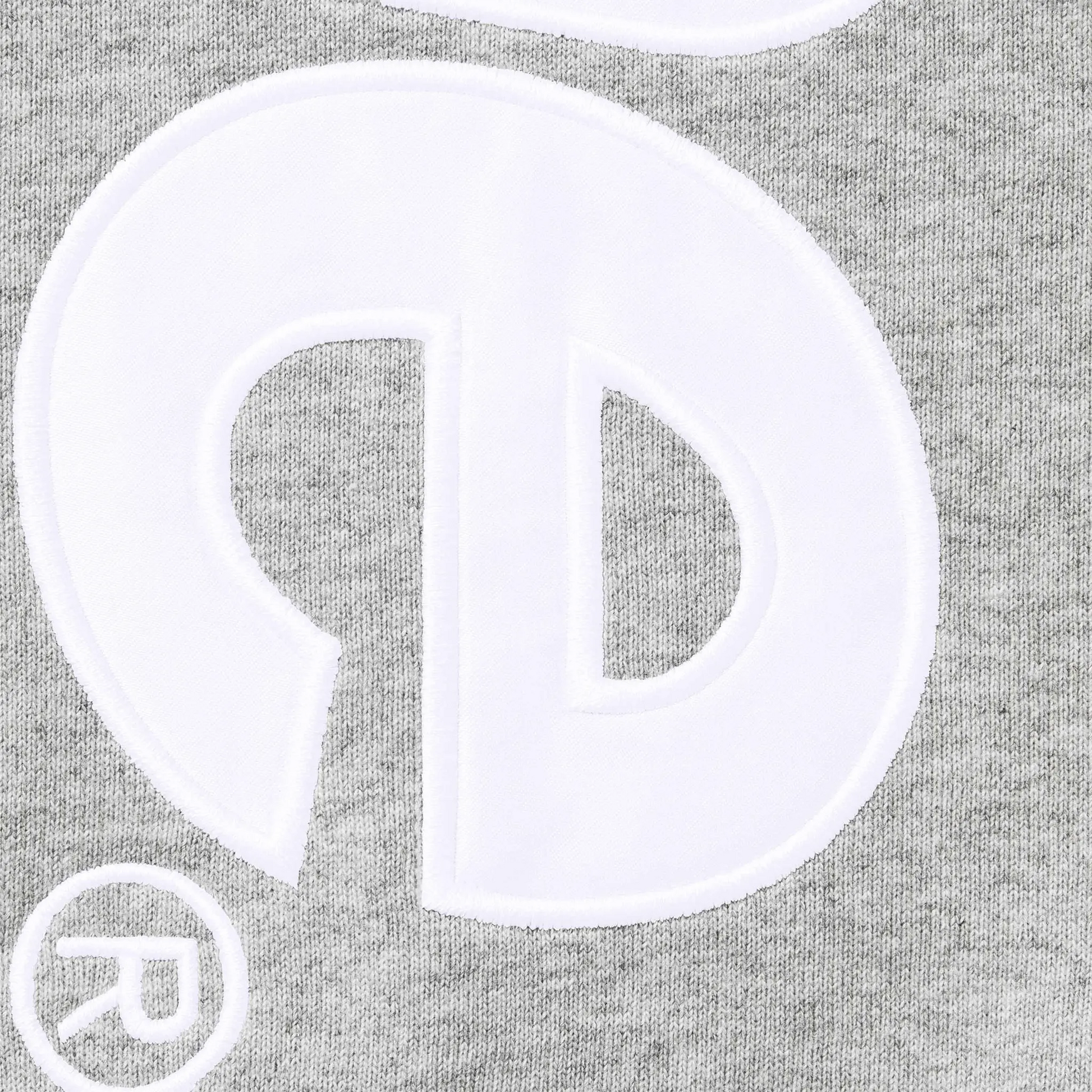Supreme Satin Applique Heather Grey Sweatpants (FW25)