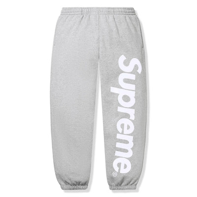 Supreme Satin Applique Heather Grey Sweatpants (FW25)
