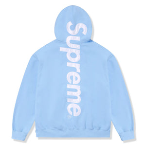 Supreme Satin Applique Light Blue Hoodie & Sweatpants (FW24)