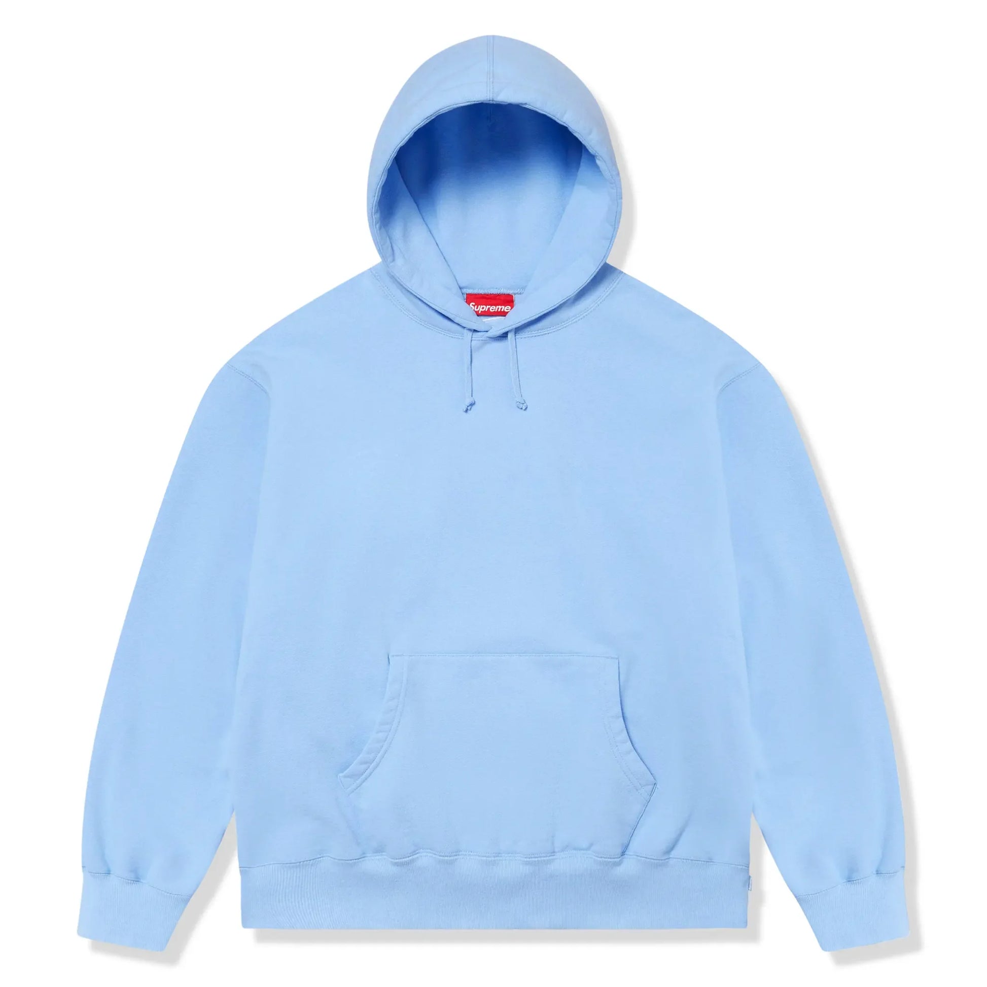 Supreme Satin Applique Light Blue Hoodie & Sweatpants (FW24)