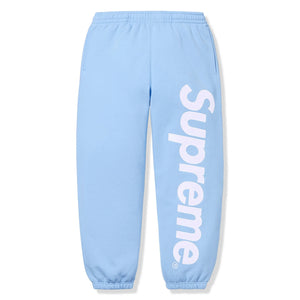 Supreme Satin Applique Light Blue Hoodie & Sweatpants (FW24)