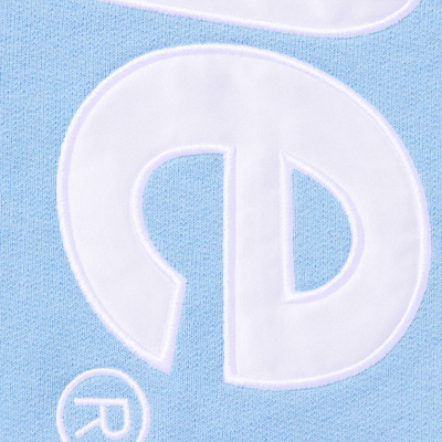 Supreme Satin Applique Light Blue Hoodie (FW24)