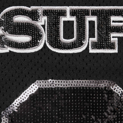 Supreme Sequin Black Football Jersey (FW25)