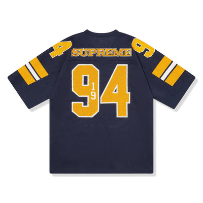 Supreme Sequin Navy Football Jersey (FW25)
