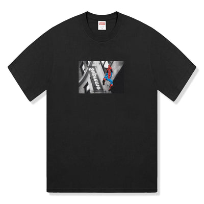 Supreme Spider Man Black T-Shirt (SS26)