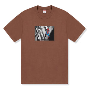 Supreme Spider Man Brown T-Shirt (SS26)