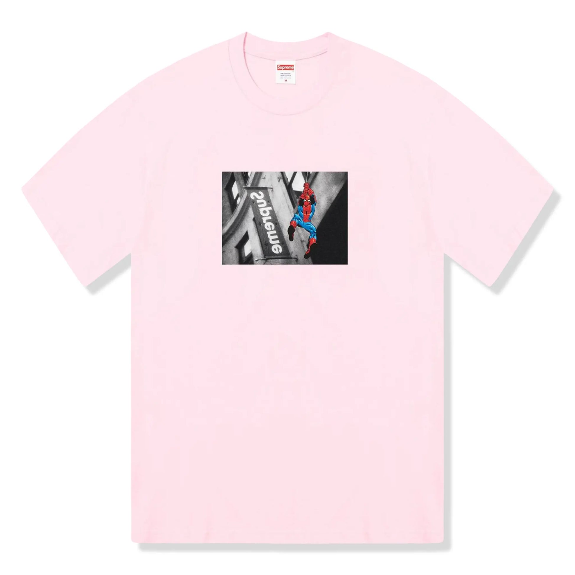 Supreme Spider Man Pink T-Shirt (SS26)