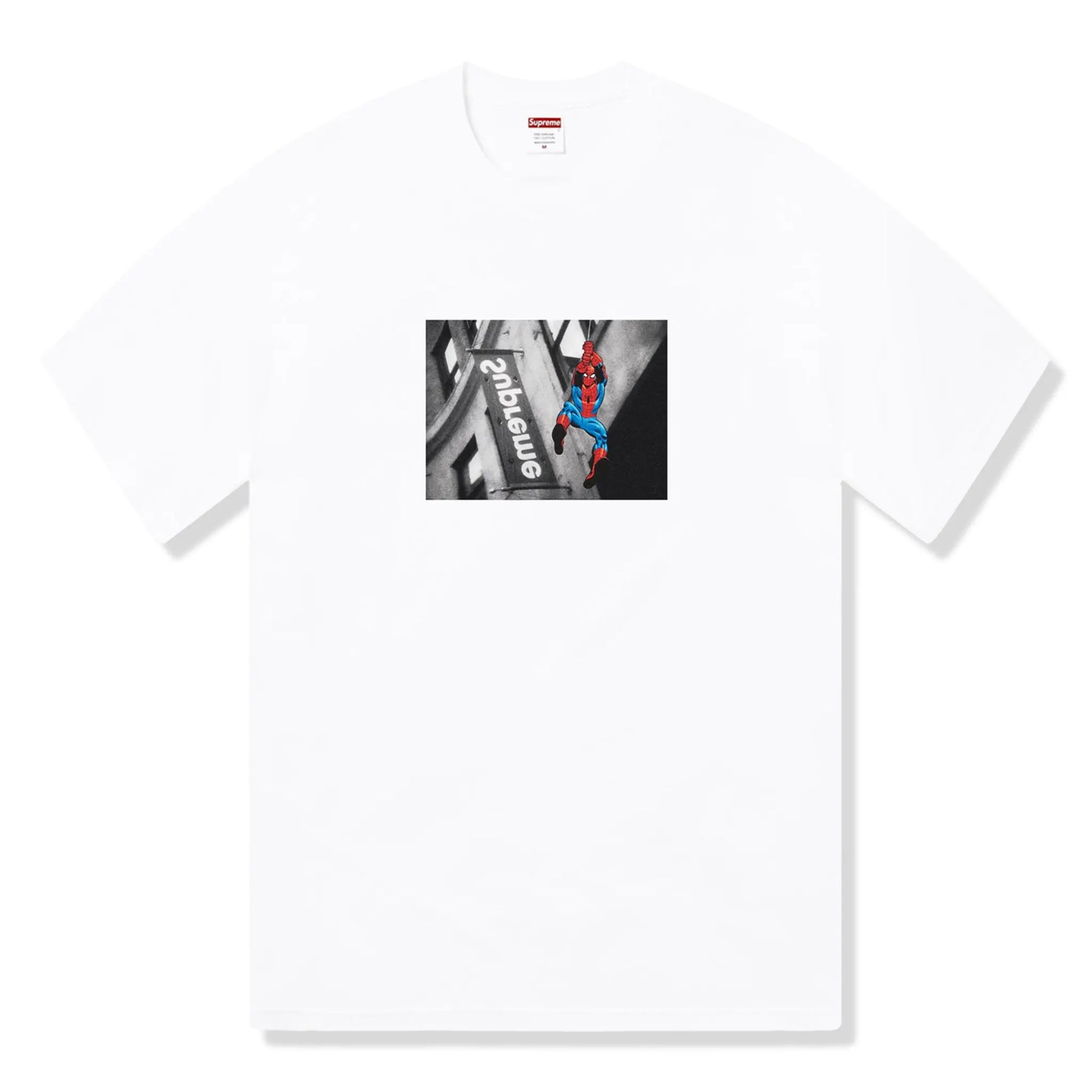 Supreme Spider Man White T-Shirt (SS26)