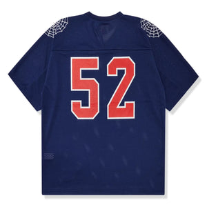 Supreme Spiderweb Navy Blue Football Jersey