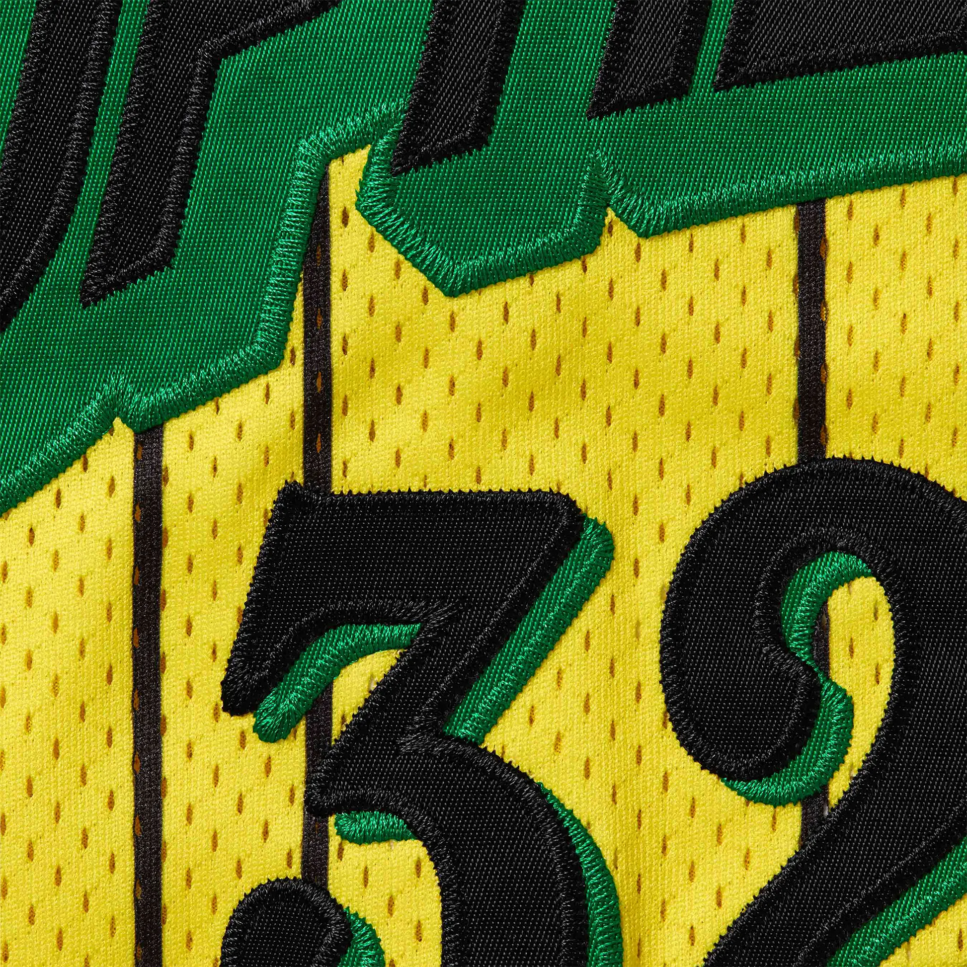 Supreme Star Basketball Yellow Shorts