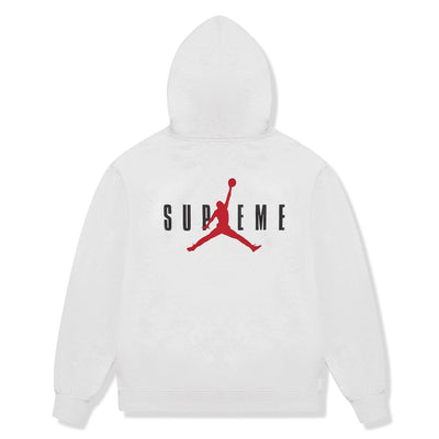 Supreme x Jordan Ash Grey Hoodie (FW24)