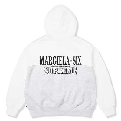 Supreme x MM6 Maison Margiela Eagle Ash Grey Zip-Up Hoodie