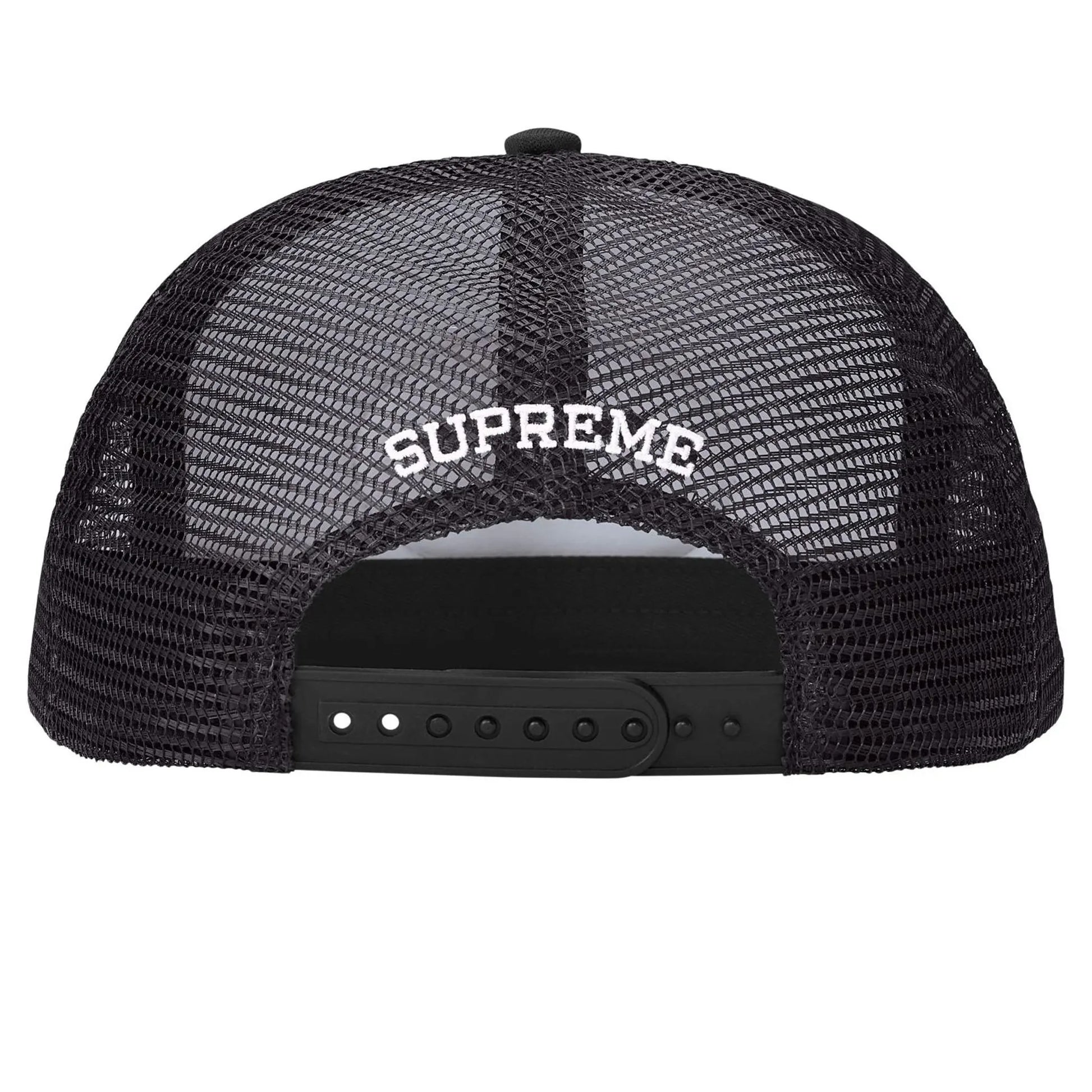 Supreme x Playboy Mesh Back 5 Panel Black White (SS26)