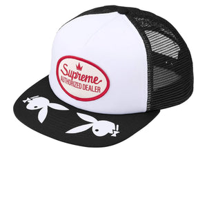 Supreme x Playboy Mesh Back 5 Panel Black White (SS26)