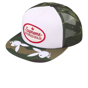 Supreme x Playboy Mesh Back 5 Panel Woodland Camo (SS26)