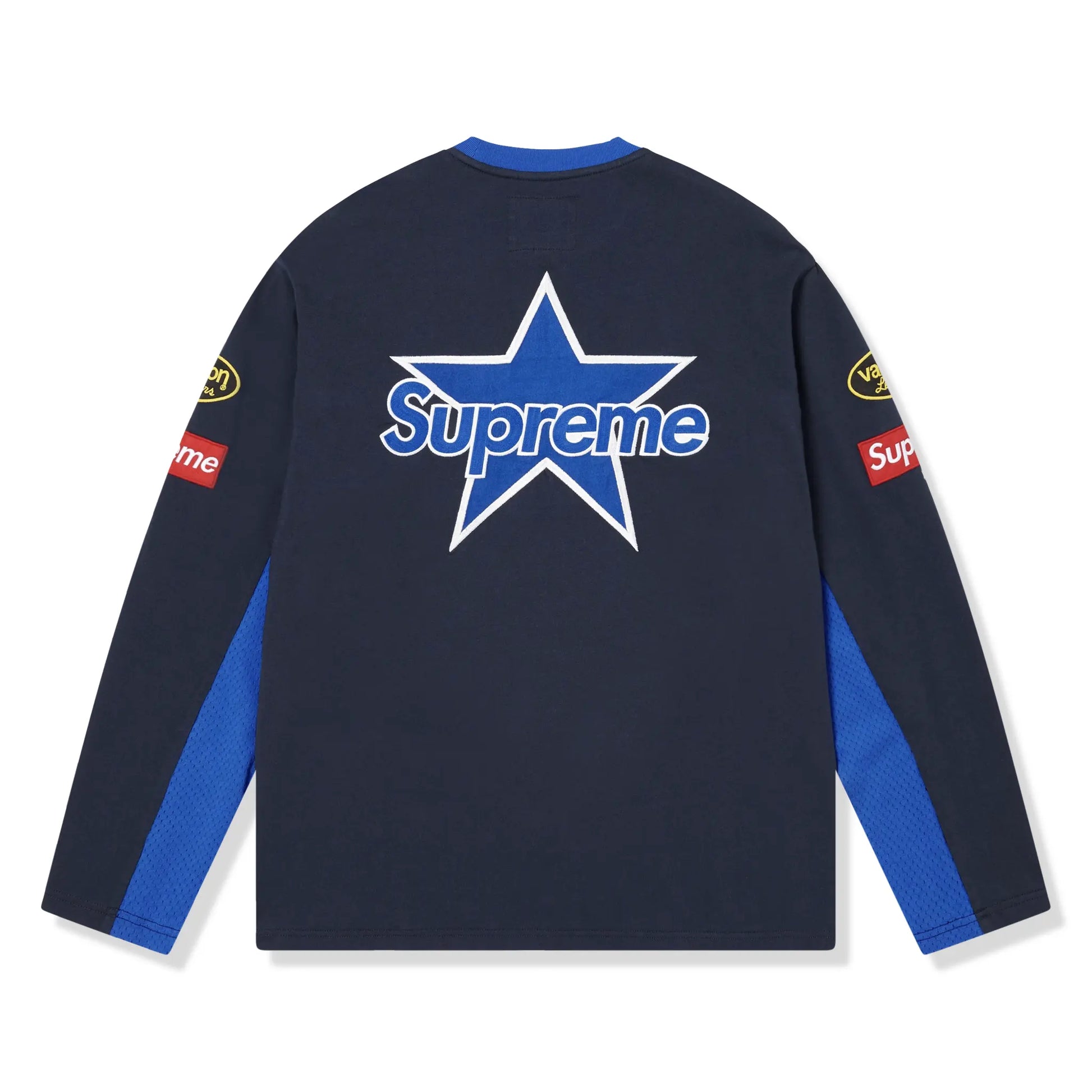 Supreme x Vanson L/S Navy Top (SS26)