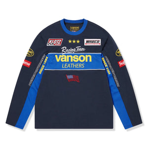 Supreme x Vanson L/S Navy Top (SS26)