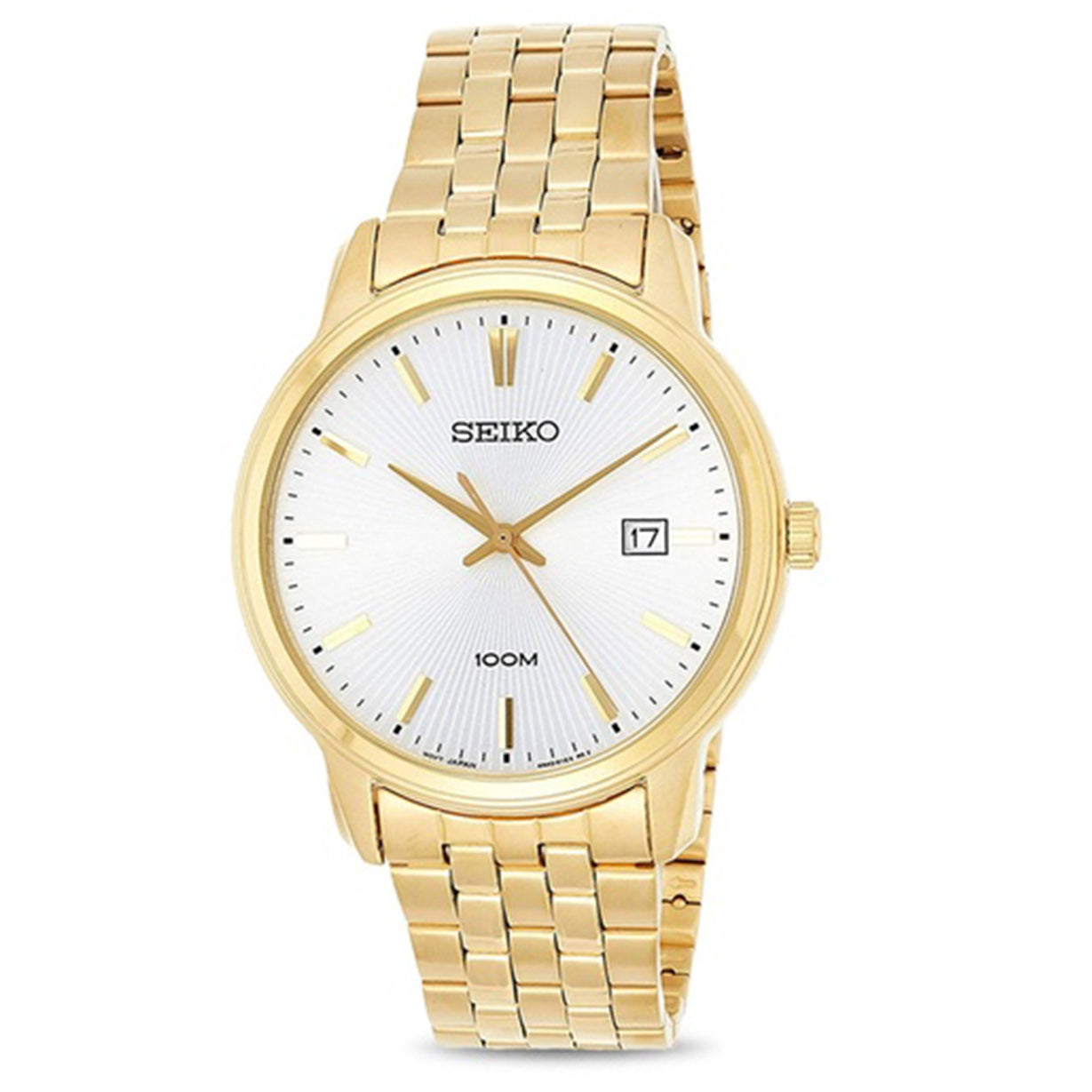 Seiko Classic White Dial Men 41mm