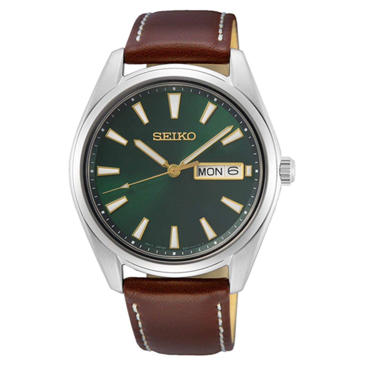 Seiko Dress Green Dial Men 40.2mm