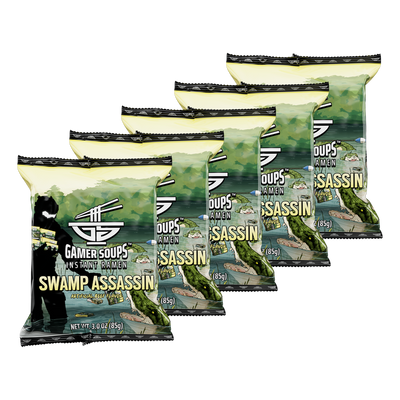 Gamer Soups Instant Noodles- Swamp Assassin Bricks (5 Pack)