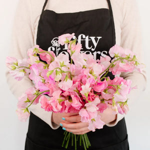 Pink Sweet Pea Flowers
