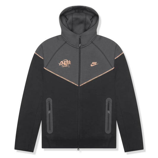 Nike x Syna World x Central Cee Tech Fleece Black Zip-Up Hoodie