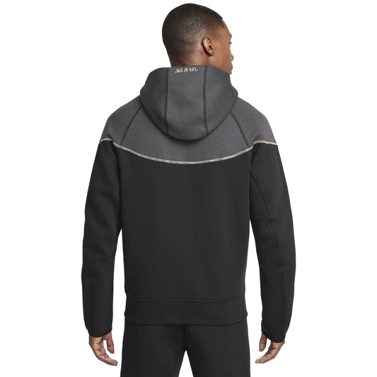 Nike x Syna World x Central Cee Tech Fleece Black Zip-Up Hoodie