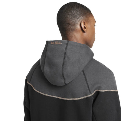 Nike x Syna World x Central Cee Tech Fleece Black Zip-Up Hoodie
