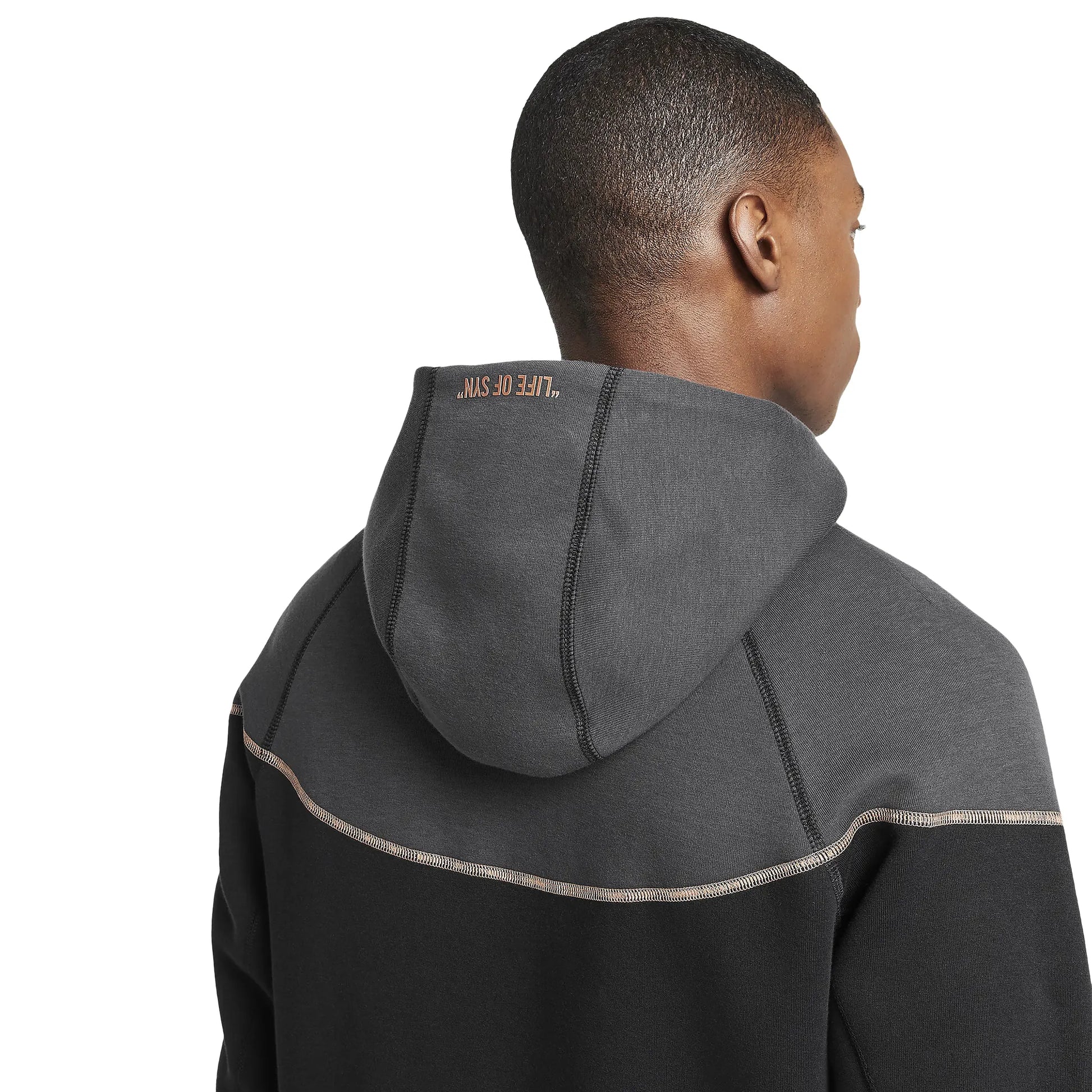 Nike x Syna World x Central Cee Tech Fleece Black Zip-Up Hoodie