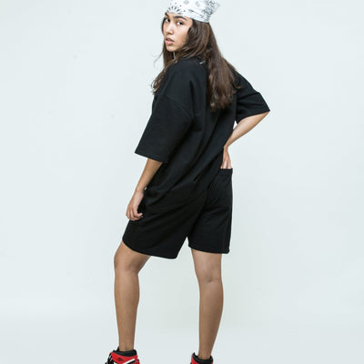 Oversized T-shirt - Bare Black