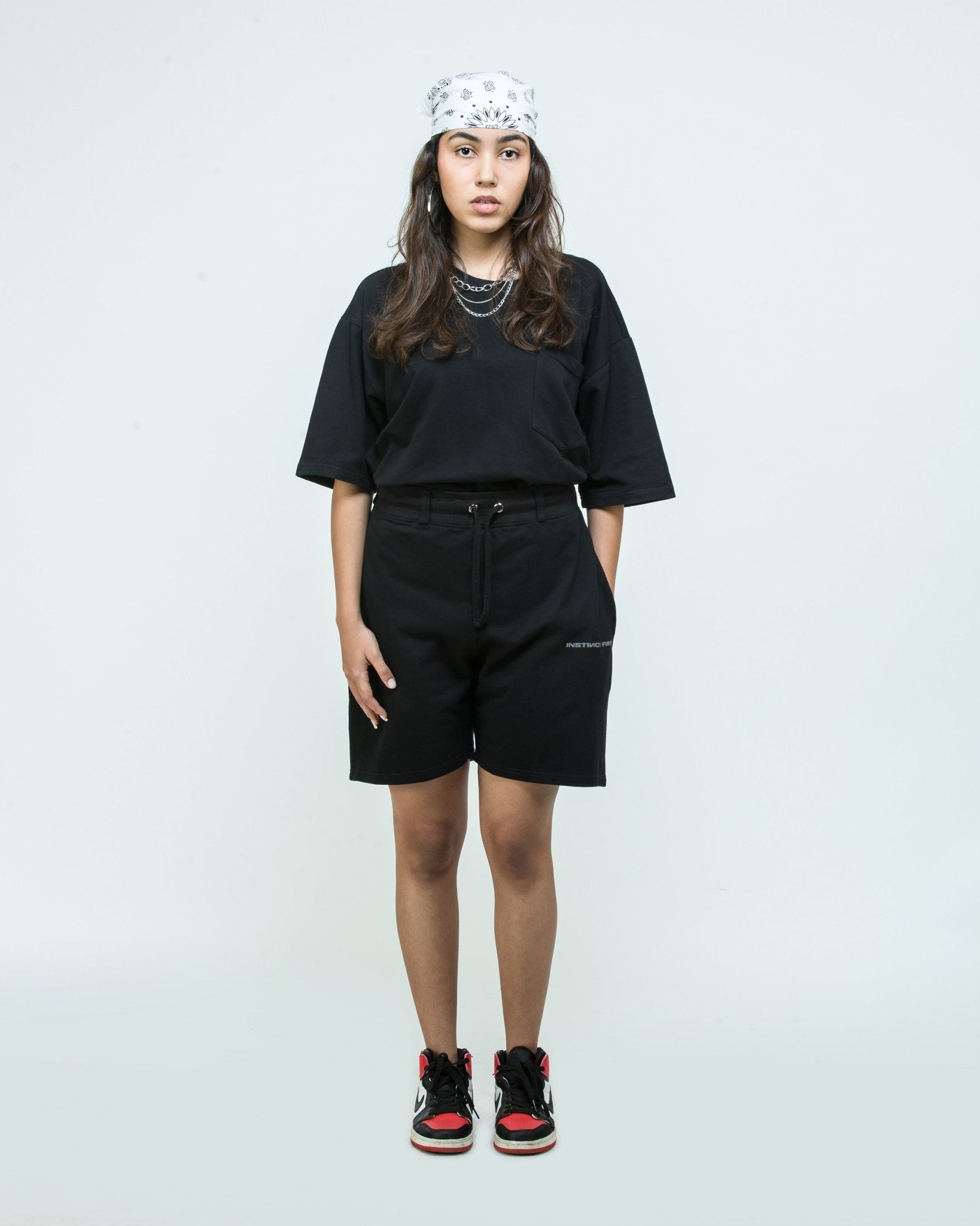 Oversized T-shirt - Bare Black