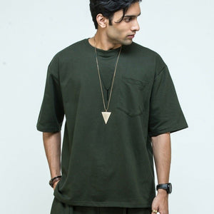 Oversized T-Shirt - Safari Kombu
