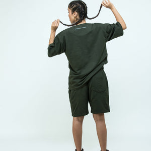 Oversized T-Shirt - Safari Kombu
