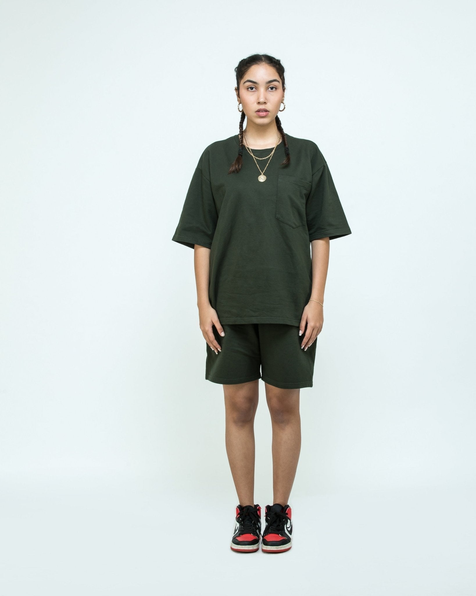 Oversized T-Shirt - Safari Kombu