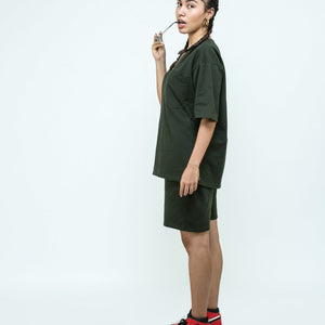 Oversized T-Shirt - Safari Kombu